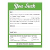 You Suck: Nifty Note