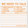 We Need to Talk: Sticky Notes